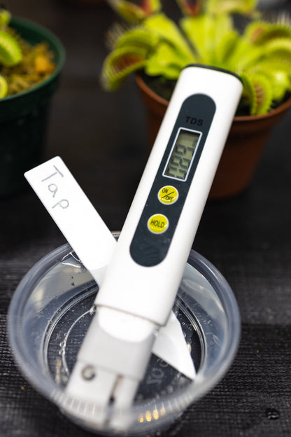 TDS Meter - Measure Total Dissolved Solids - Carnivorous Plants, Drinking Water