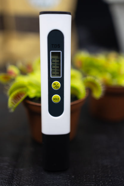 TDS Meter - Measure Total Dissolved Solids - Carnivorous Plants, Drinking Water