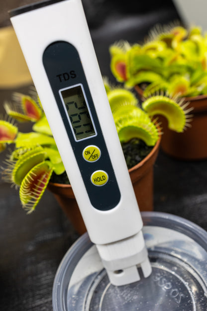 TDS Meter - Measure Total Dissolved Solids - Carnivorous Plants, Drinking Water